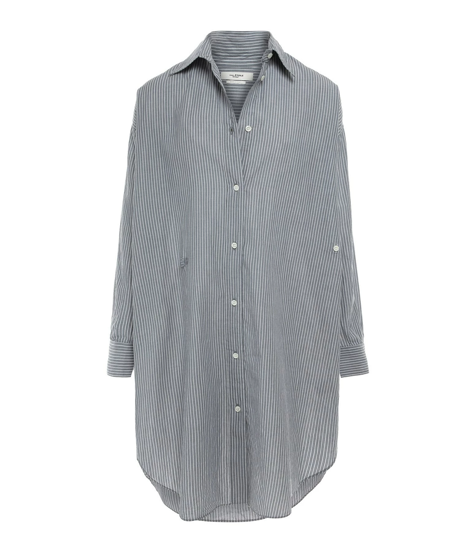 MARANT ÉTOILE Robe Seen Coton Bleu – Image 2