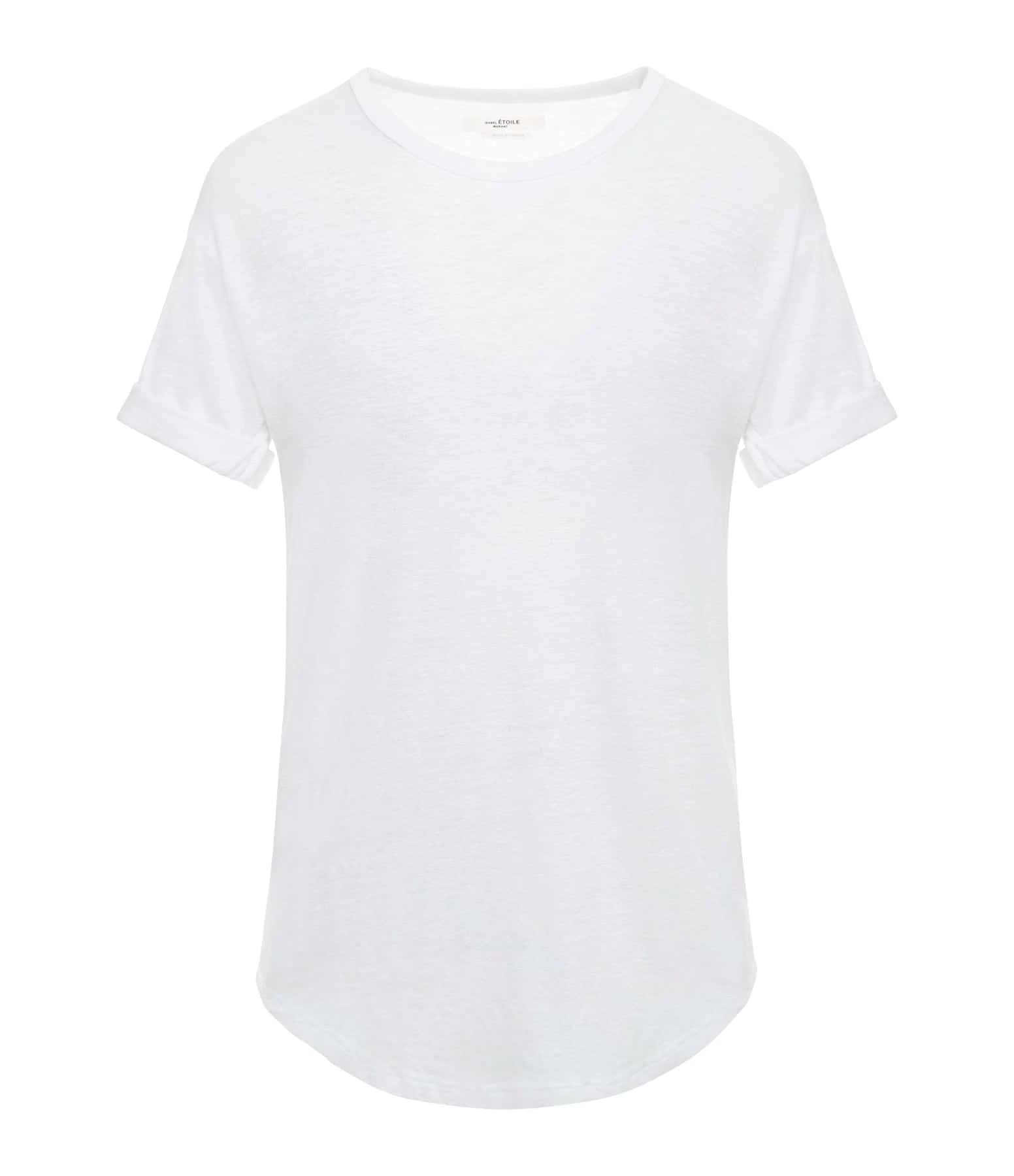 MARANT ÉTOILE Tee-shirt Koldi Uni Lin Blanc