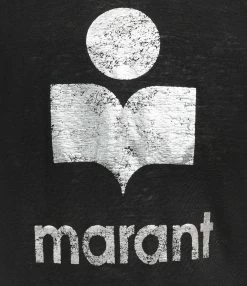 MARANT ÉTOILE Tee-shirt Koldi Lin Noir Argenté 8 MARANT ÉTOILE Tee-shirt Koldi Lin Noir Argenté -Boutique de vente ZIMMERMANN imare25904 pck20200608 2 1 1 1