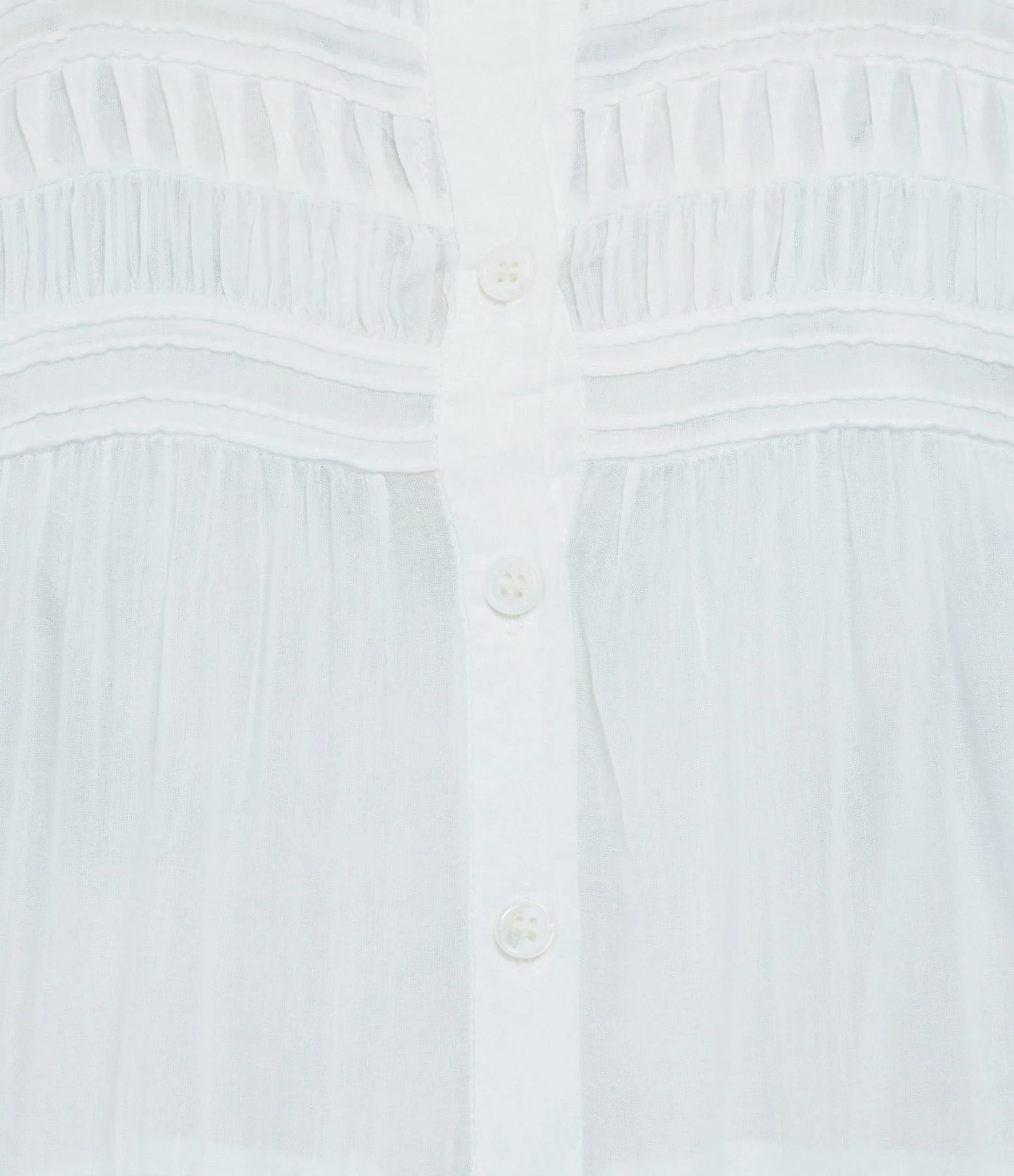 MARANT ÉTOILE Robe Lanikaye Coton Blanc – Image 2