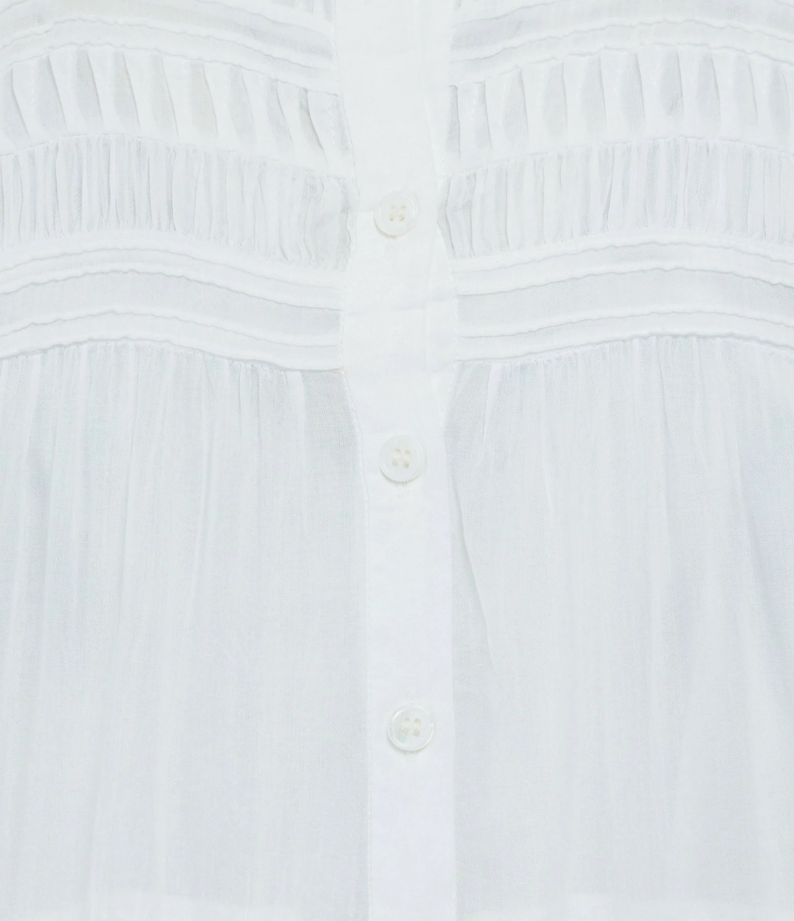 MARANT ÉTOILE Robe Lanikaye Coton Blanc – Image 2