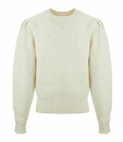 MARANT ÉTOILE Pull Kelaya Coton Écru