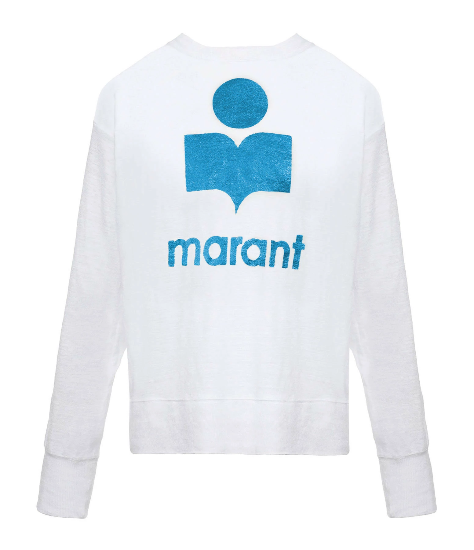 MARANT ÉTOILE Tee-shirt Klowia Lin Blanc Bleu