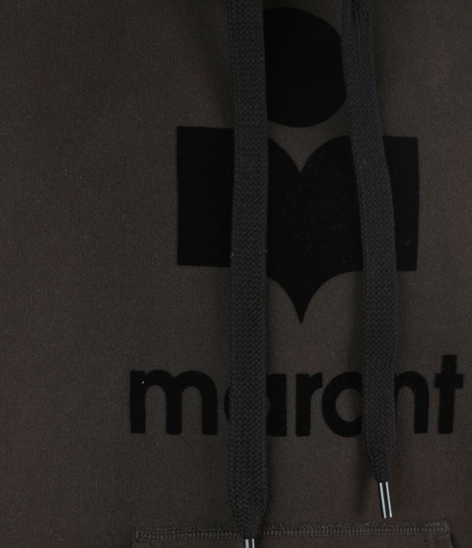 MARANT ÉTOILE Sweatshirt Mansel Coton Noir Délavé – Image 2