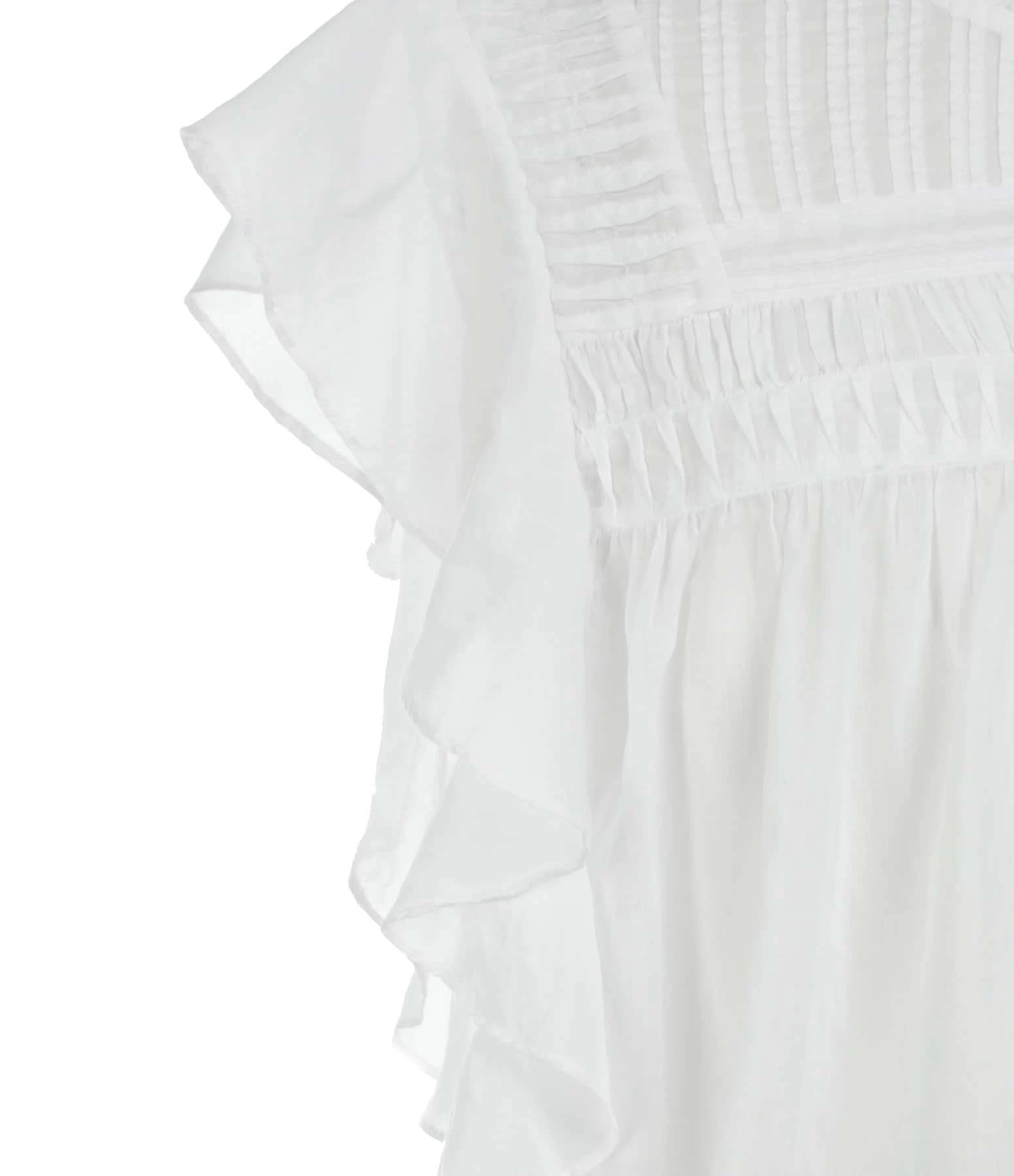 MARANT ÉTOILE Top Layona Coton Organique Blanc – Image 2