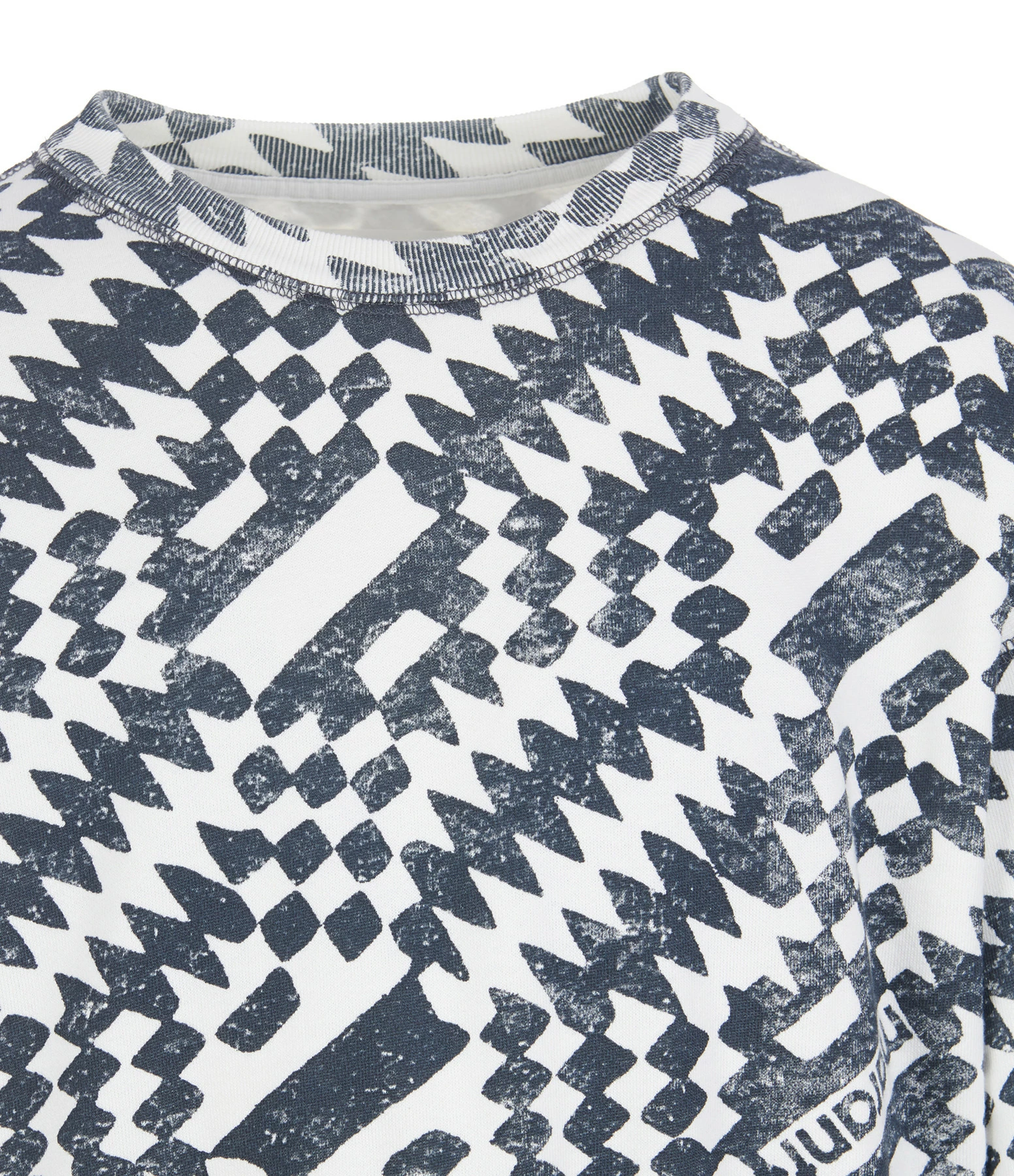 MARANT ÉTOILE Sweatshirt Mobyli Coton Imprimé Écru Noir – Image 2