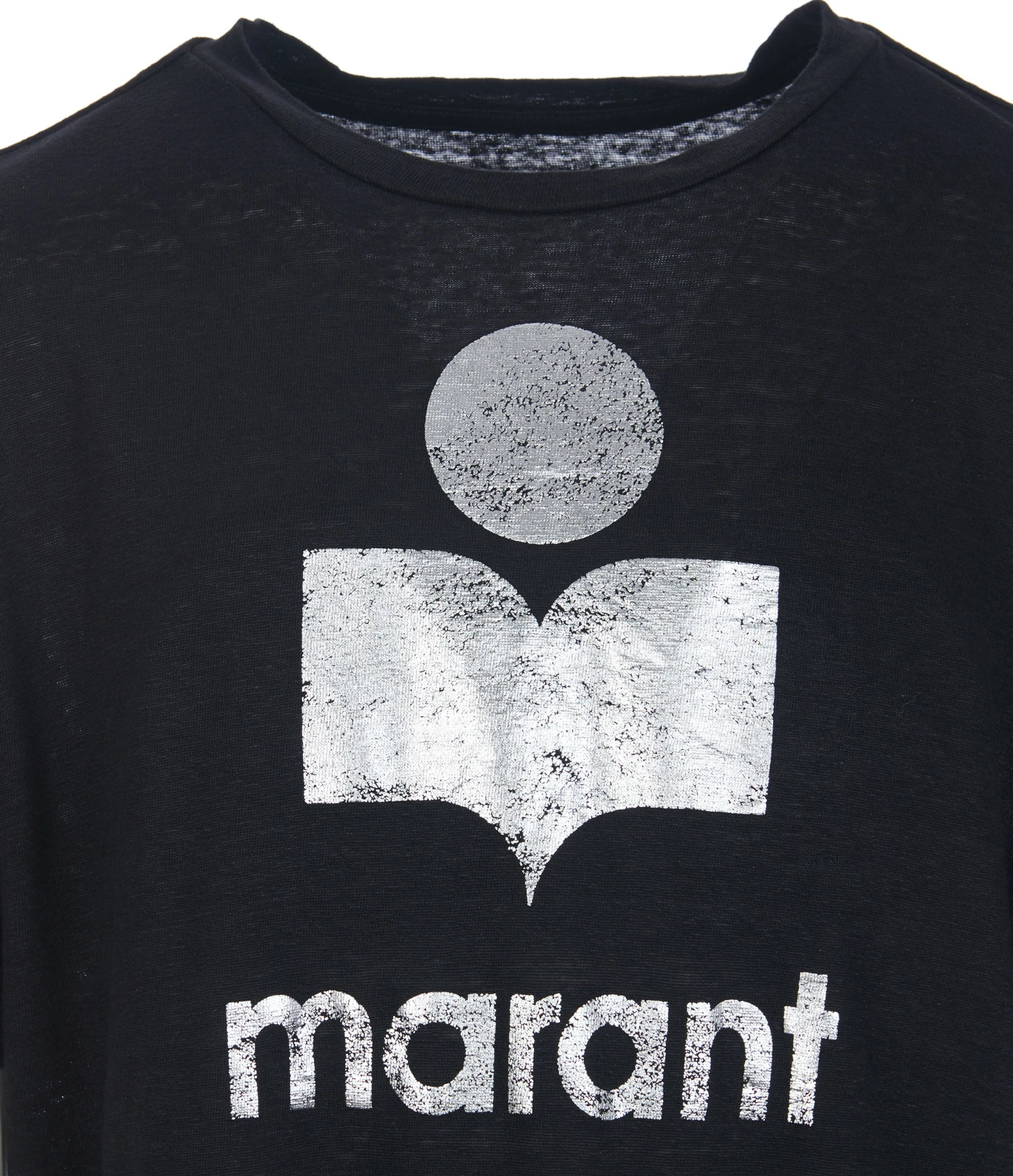 MARANT ÉTOILE Tee-shirt Zewel Lin Noir – Image 2