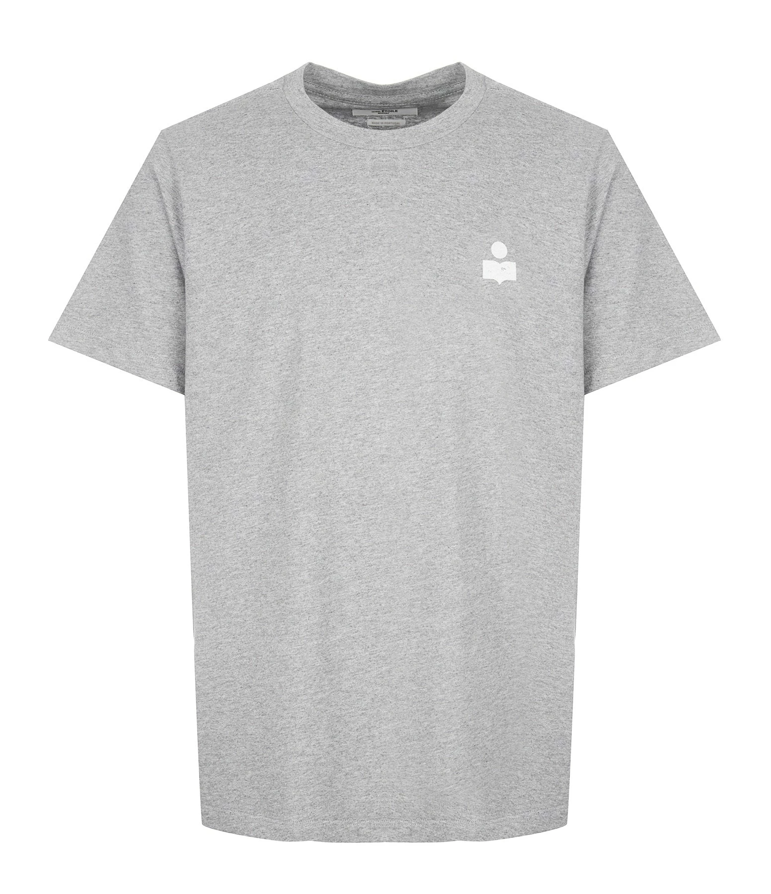 MARANT ÉTOILE Tee-shirt Zewel Coton Organique Gris Écru