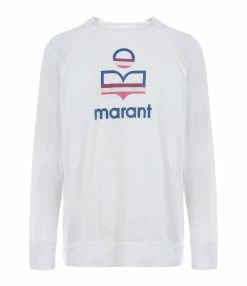 MARANT ÉTOILE Tee-shirt Kiefferf Lin Blanc