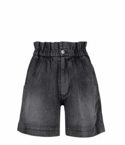 MARANT ÉTOILE Short Titea Coton Gris
