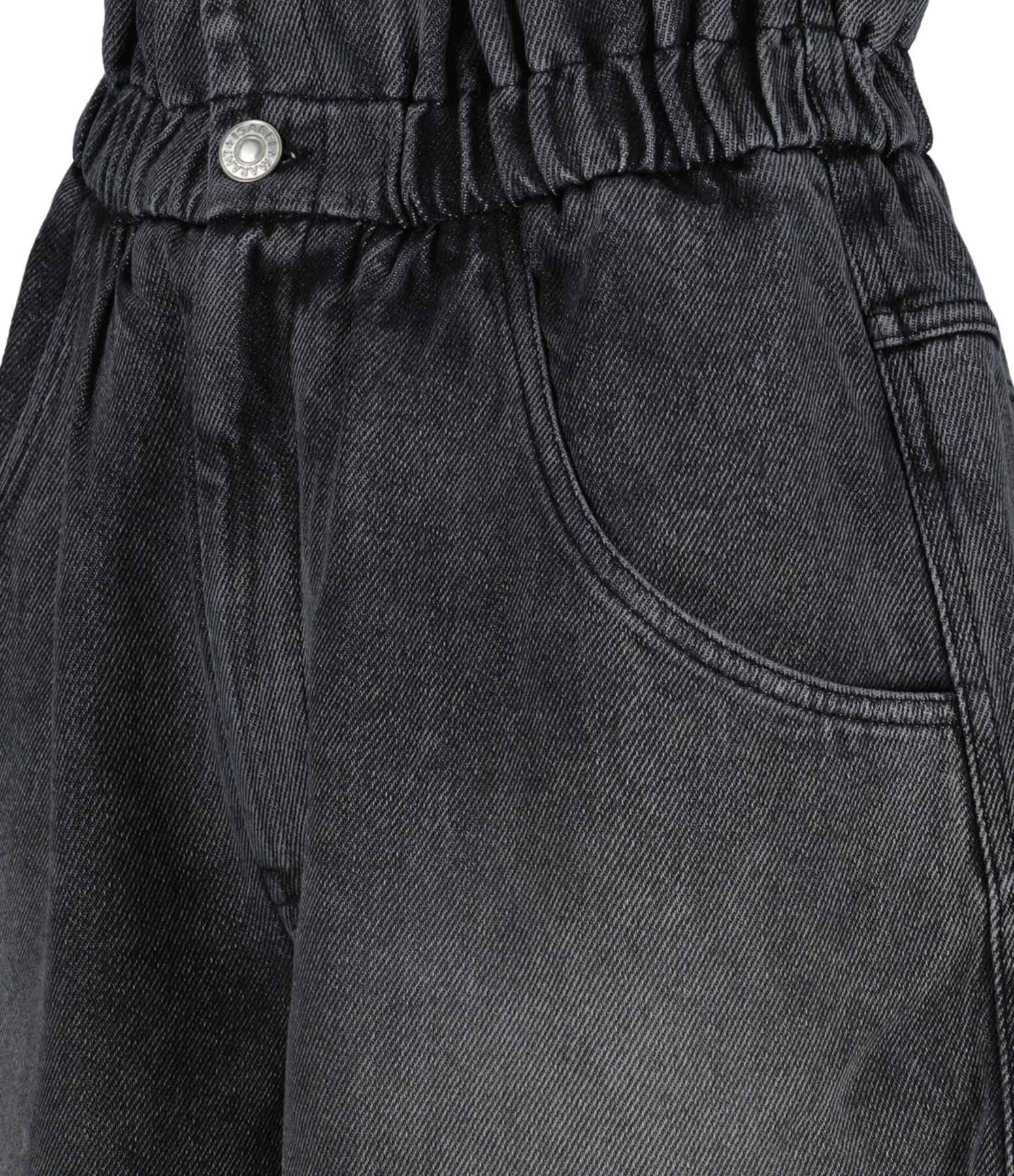 MARANT ÉTOILE Short Titea Coton Gris – Image 2