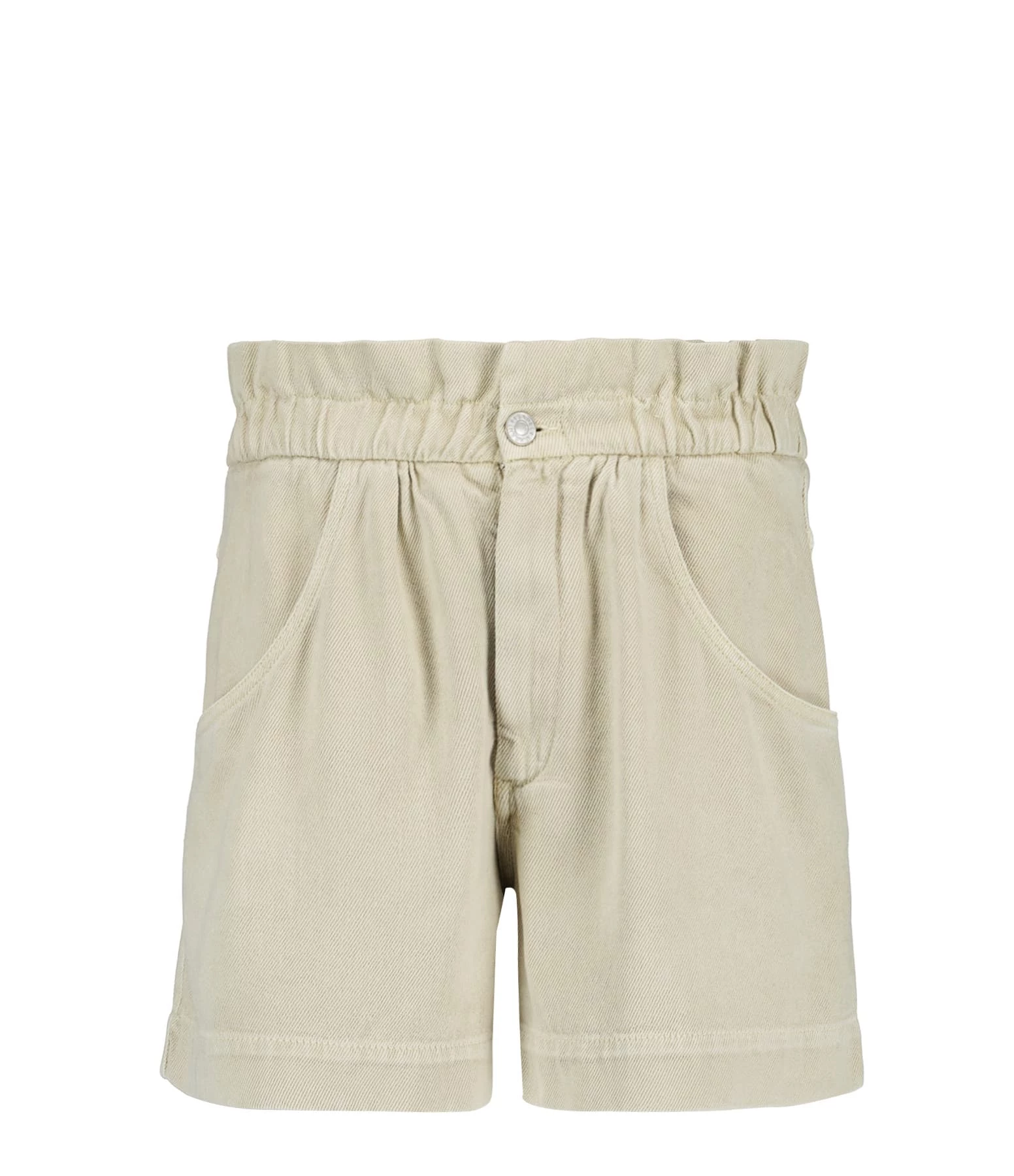 MARANT ÉTOILE Short Titea Coton Écru