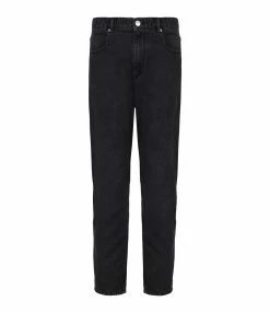 MARANT ÉTOILE Jean Neasr Coton Noir Délavé