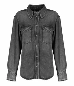 MARANT ÉTOILE Chemise Tahis Denim Gris