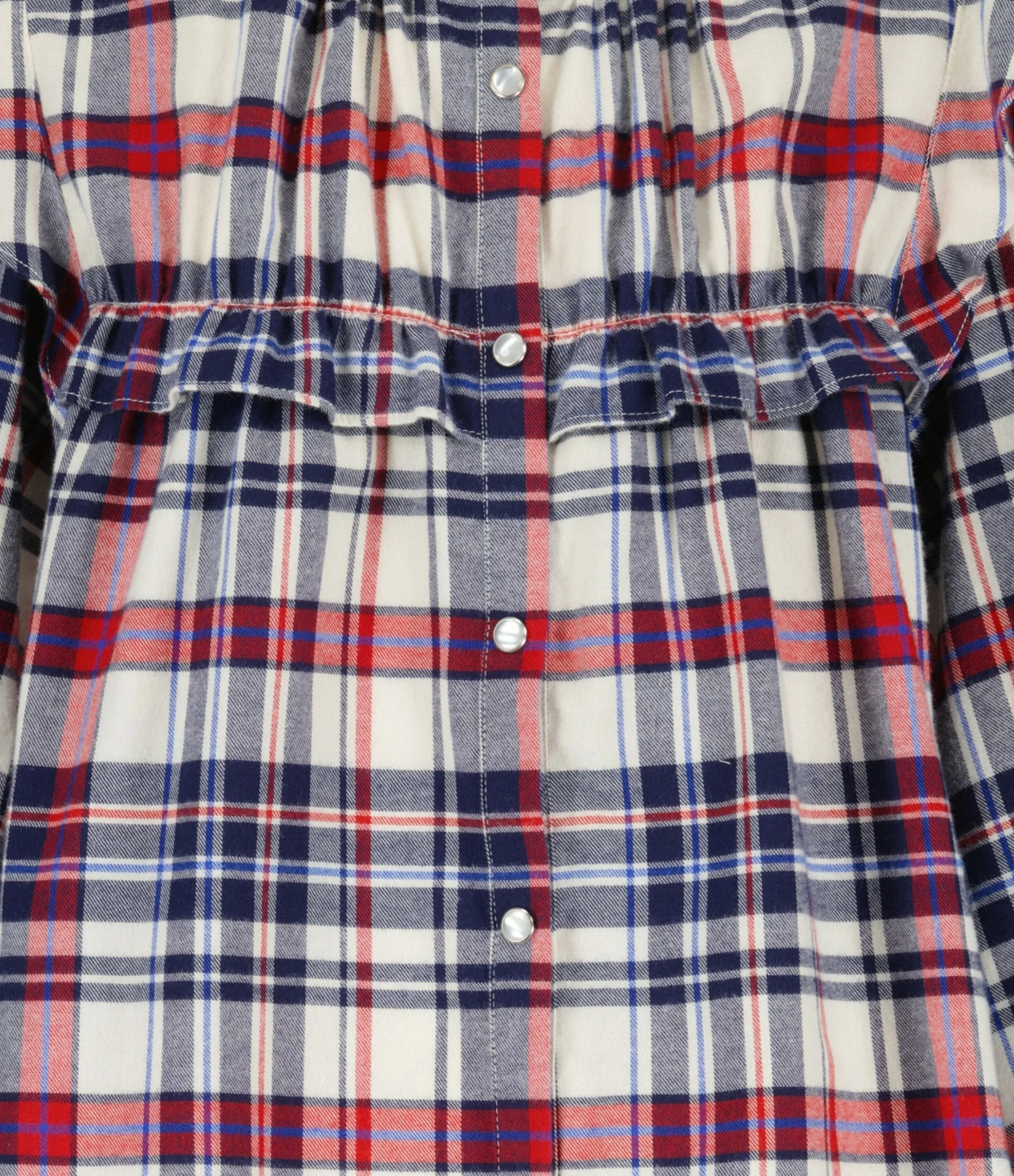 MARANT ÉTOILE Chemise Idety Coton Bleu Rouge – Image 2