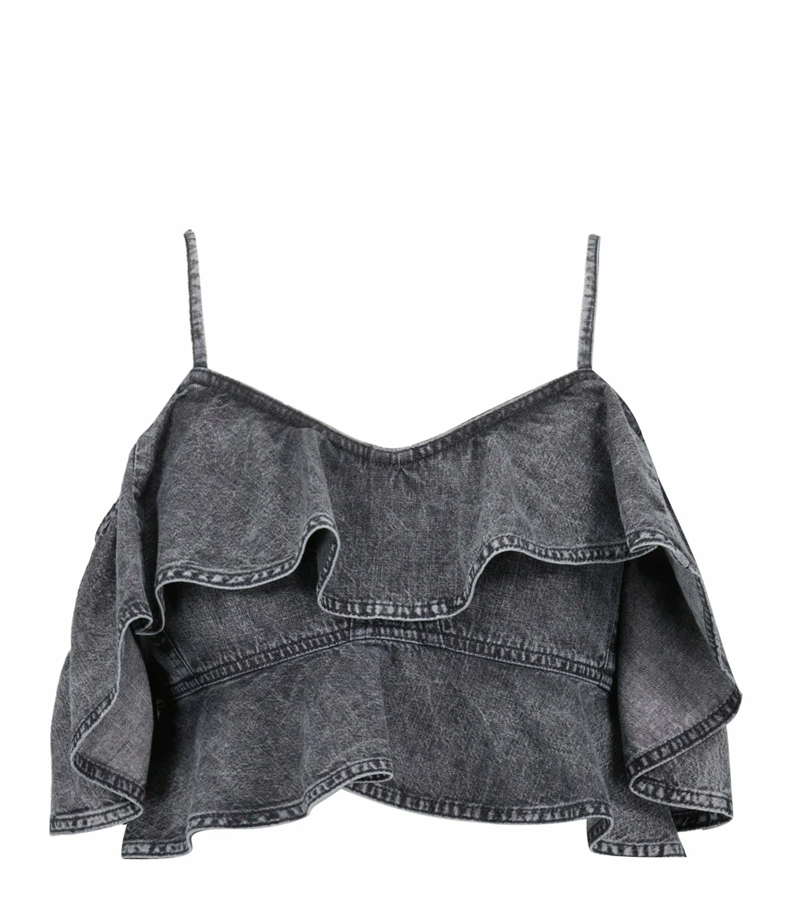 MARANT ÉTOILE Top Voloteo Coton Gris