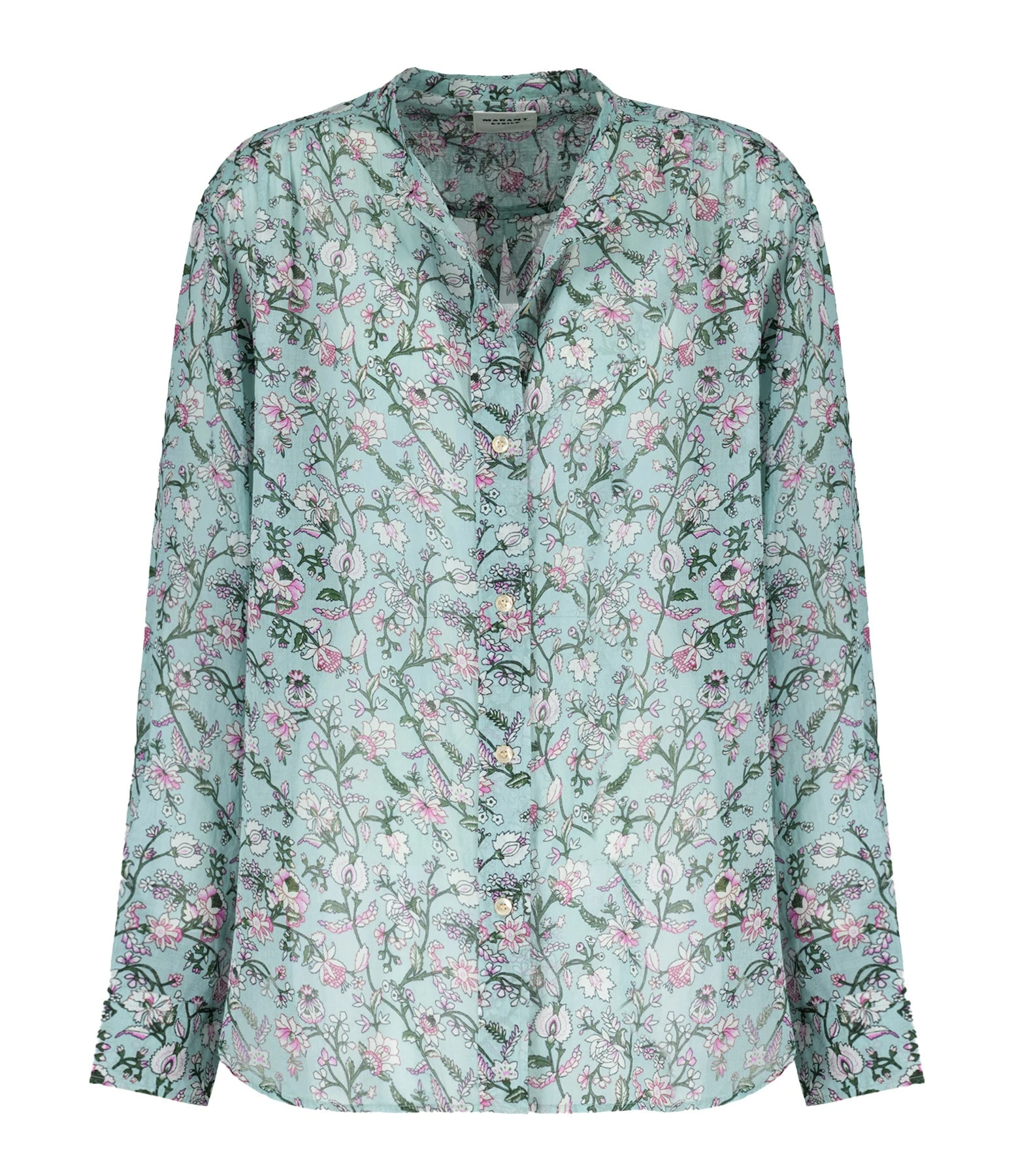 MARANT ÉTOILE Chemise Mexika Coton Imprimé Amande