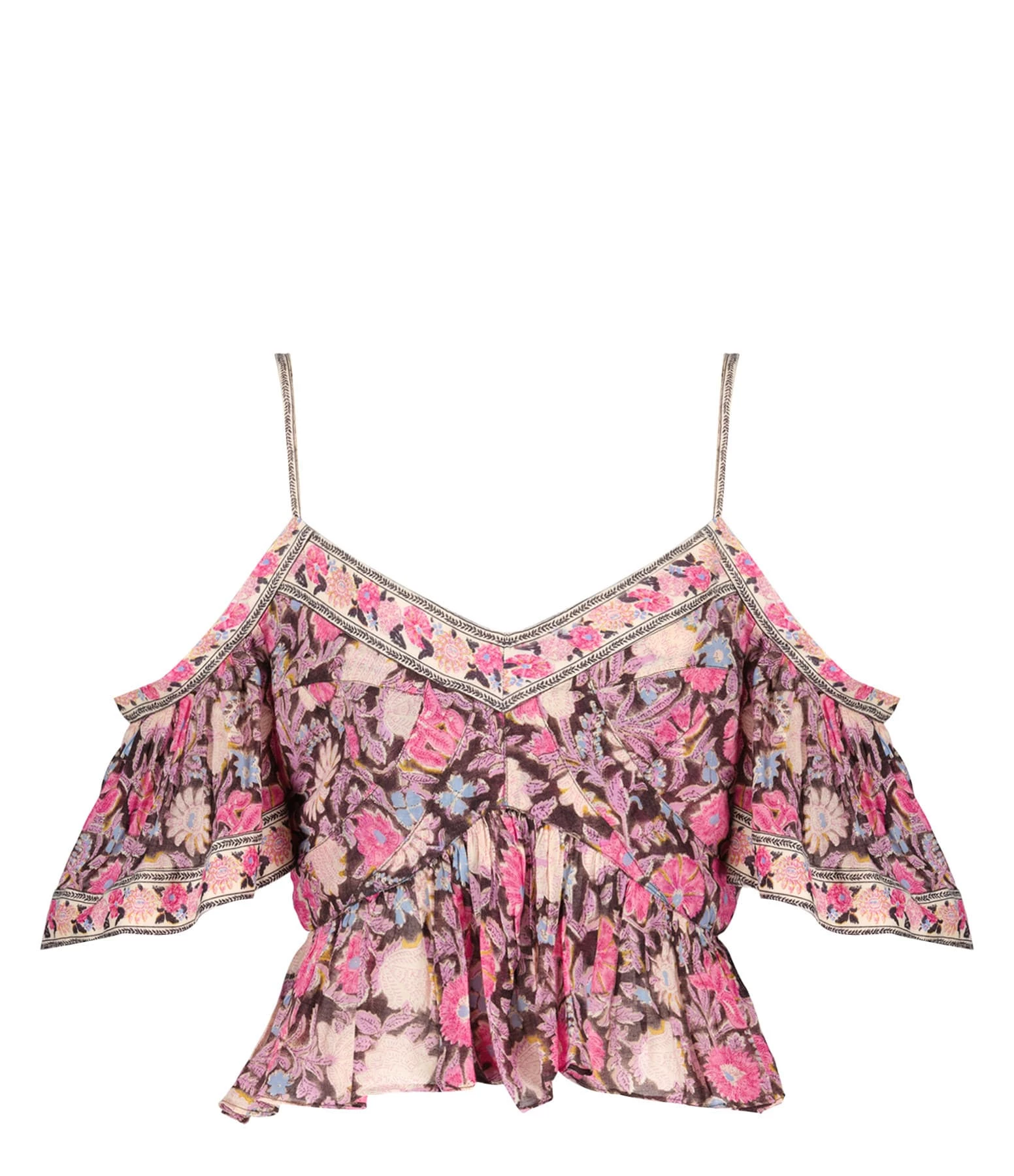MARANT ÉTOILE Top Garuva Coton Rose