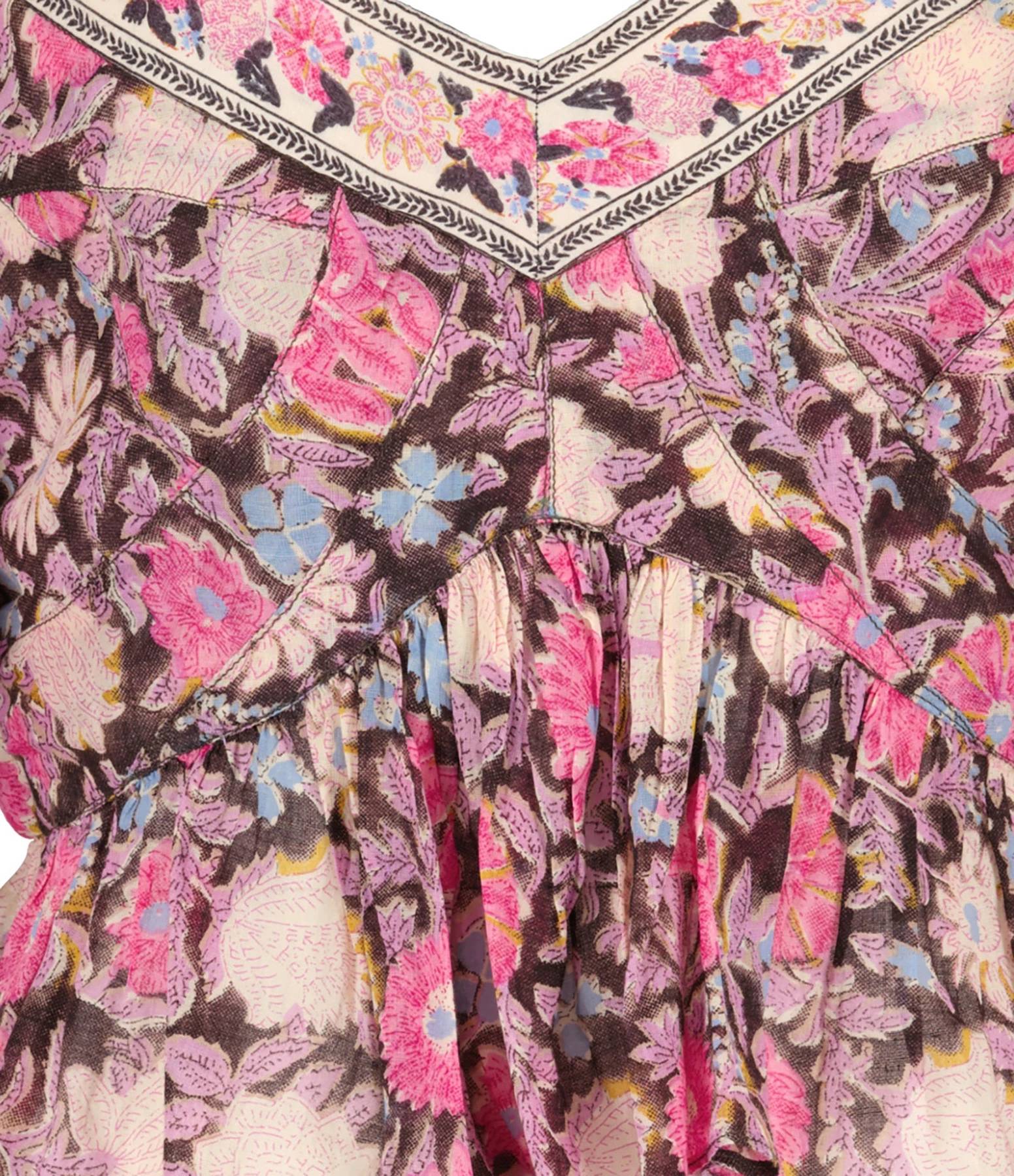 MARANT ÉTOILE Top Garuva Coton Rose – Image 2