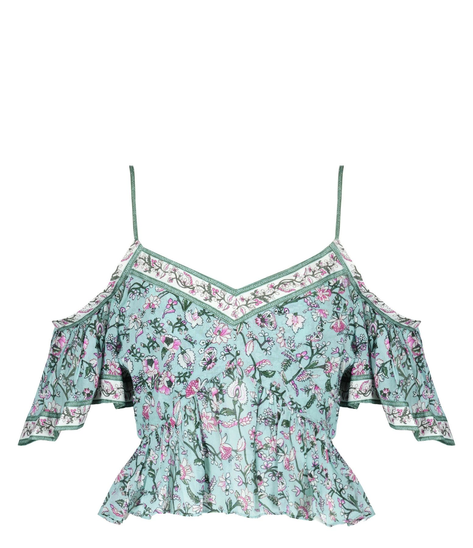 MARANT ÉTOILE Top Garuva Coton Amande