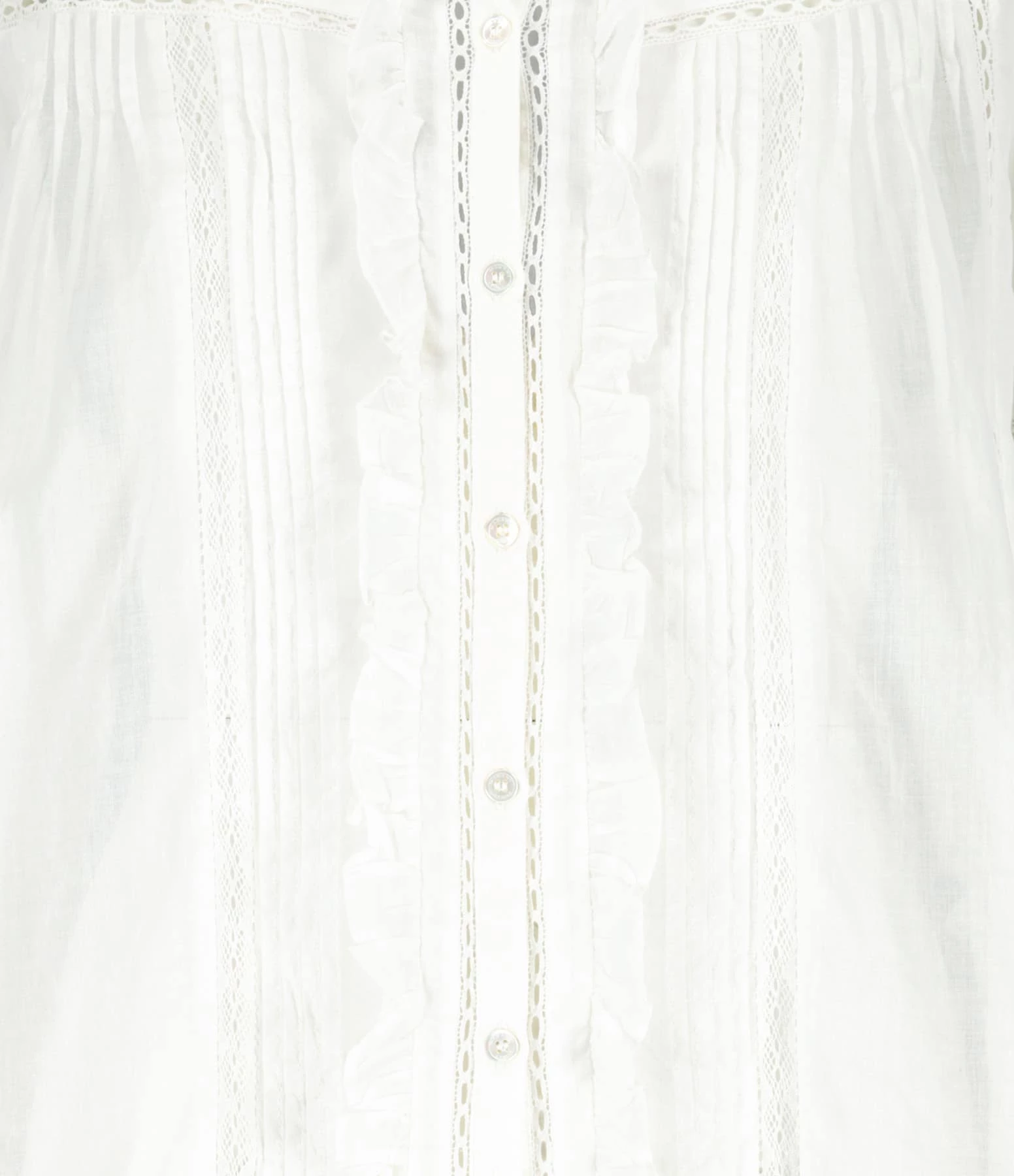 MARANT ÉTOILE Top Metina Blanc – Image 2