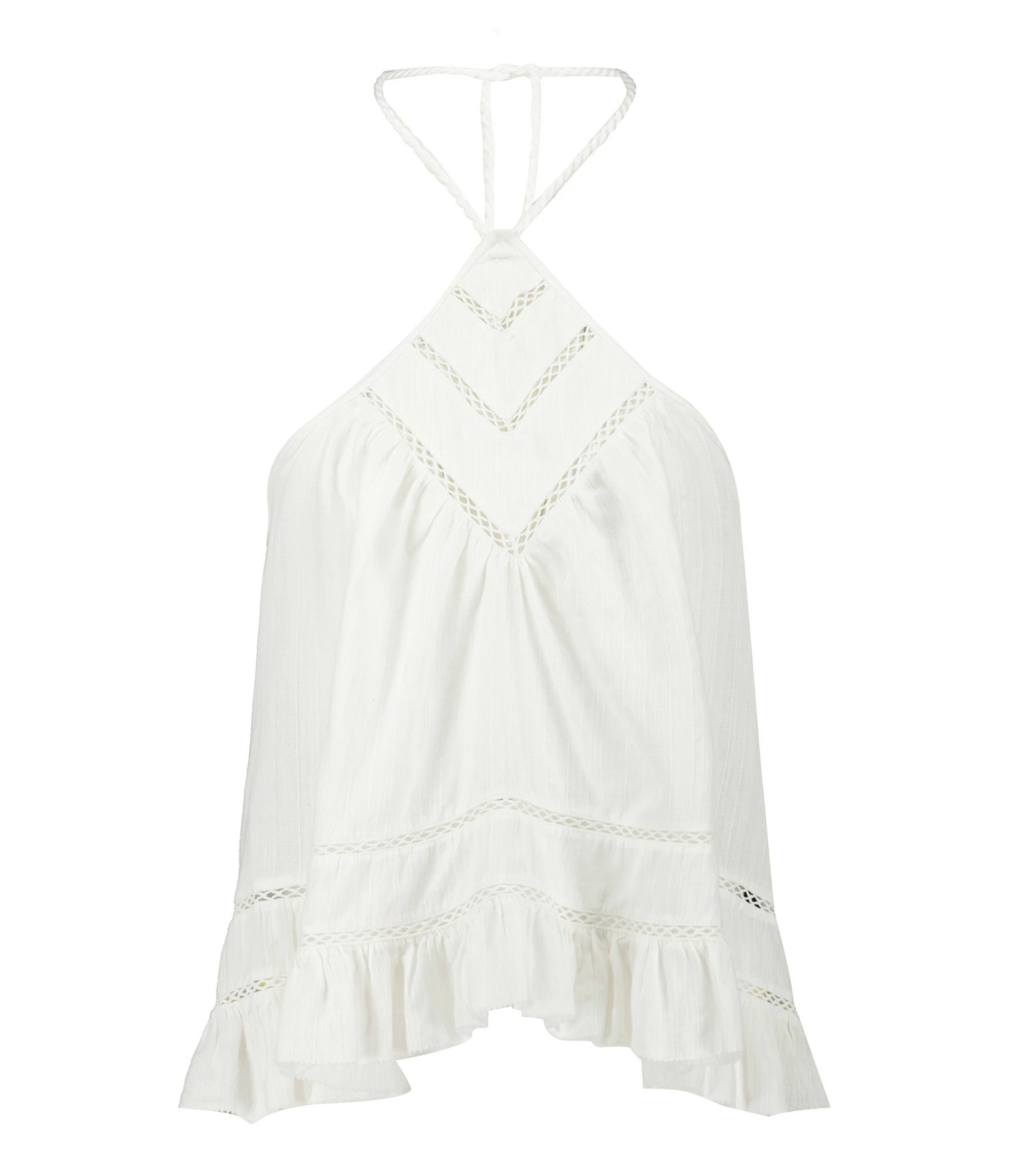 MARANT ÉTOILE Top Lisio Coton Blanc