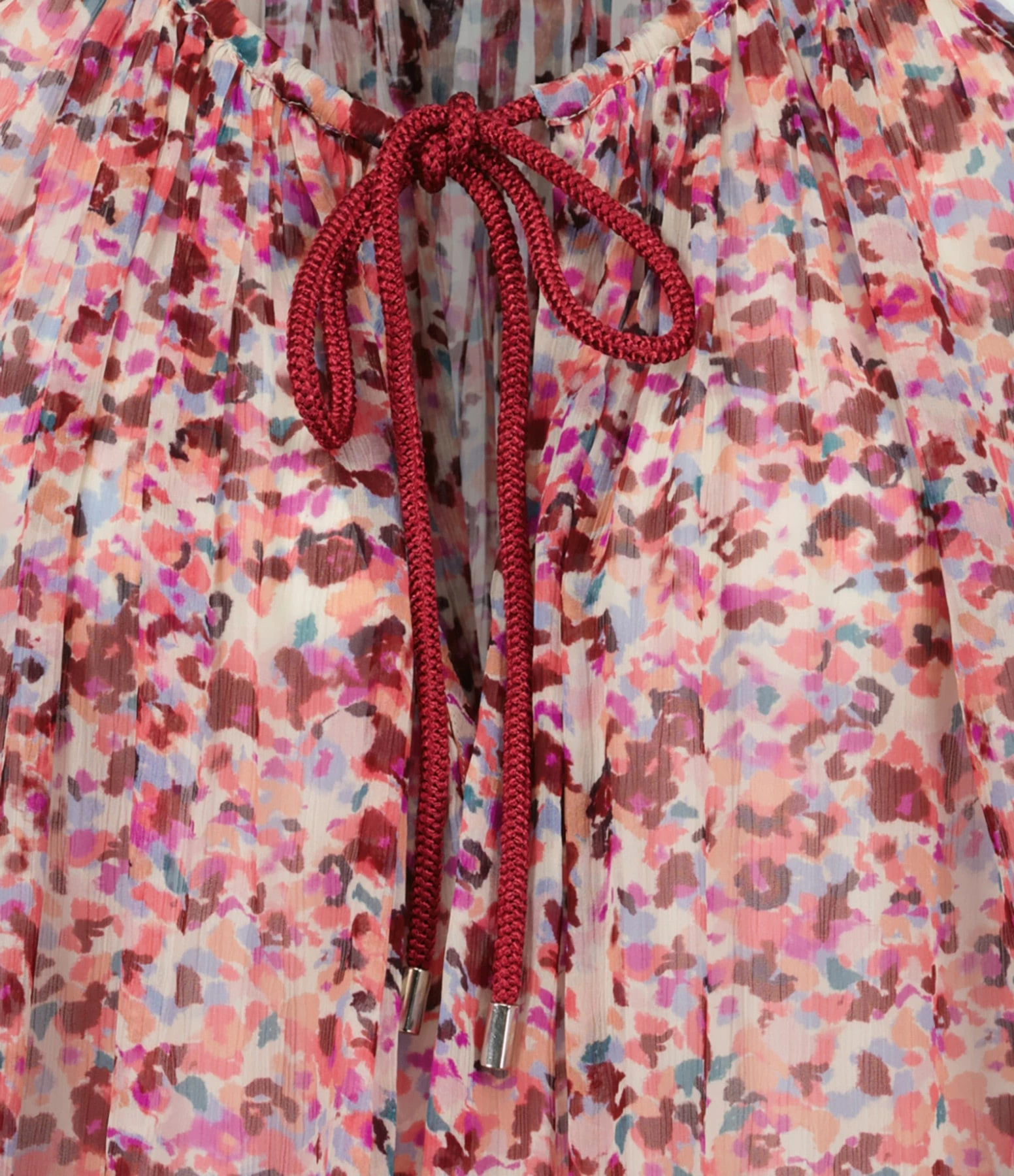 MARANT ÉTOILE Blouse Felipa Imprimé Framboise Écru 4 MARANT ÉTOILE Blouse Felipa Imprimé Framboise Écru – Image 2