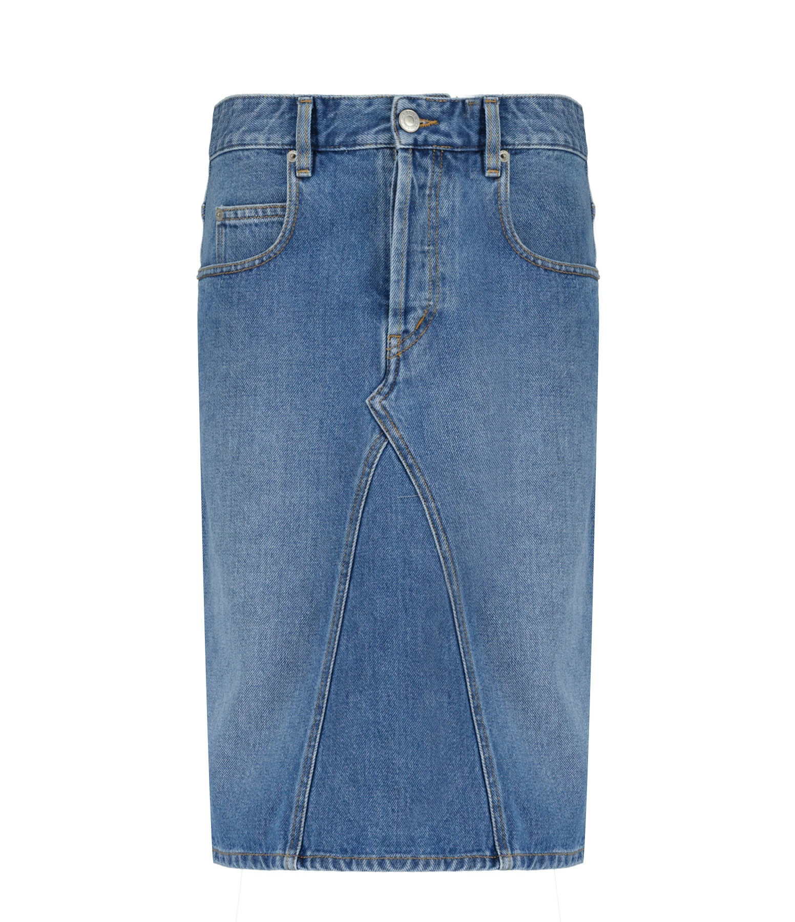 MARANT ÉTOILE Jupe Fiali Coton Bleu Clair
