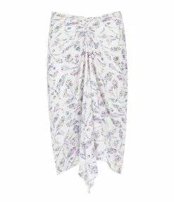 MARANT ÉTOILE Jupe Longue Diamiani Écru