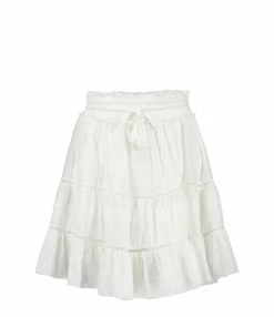 MARANT ÉTOILE Jupe Lioline Coton Blanc