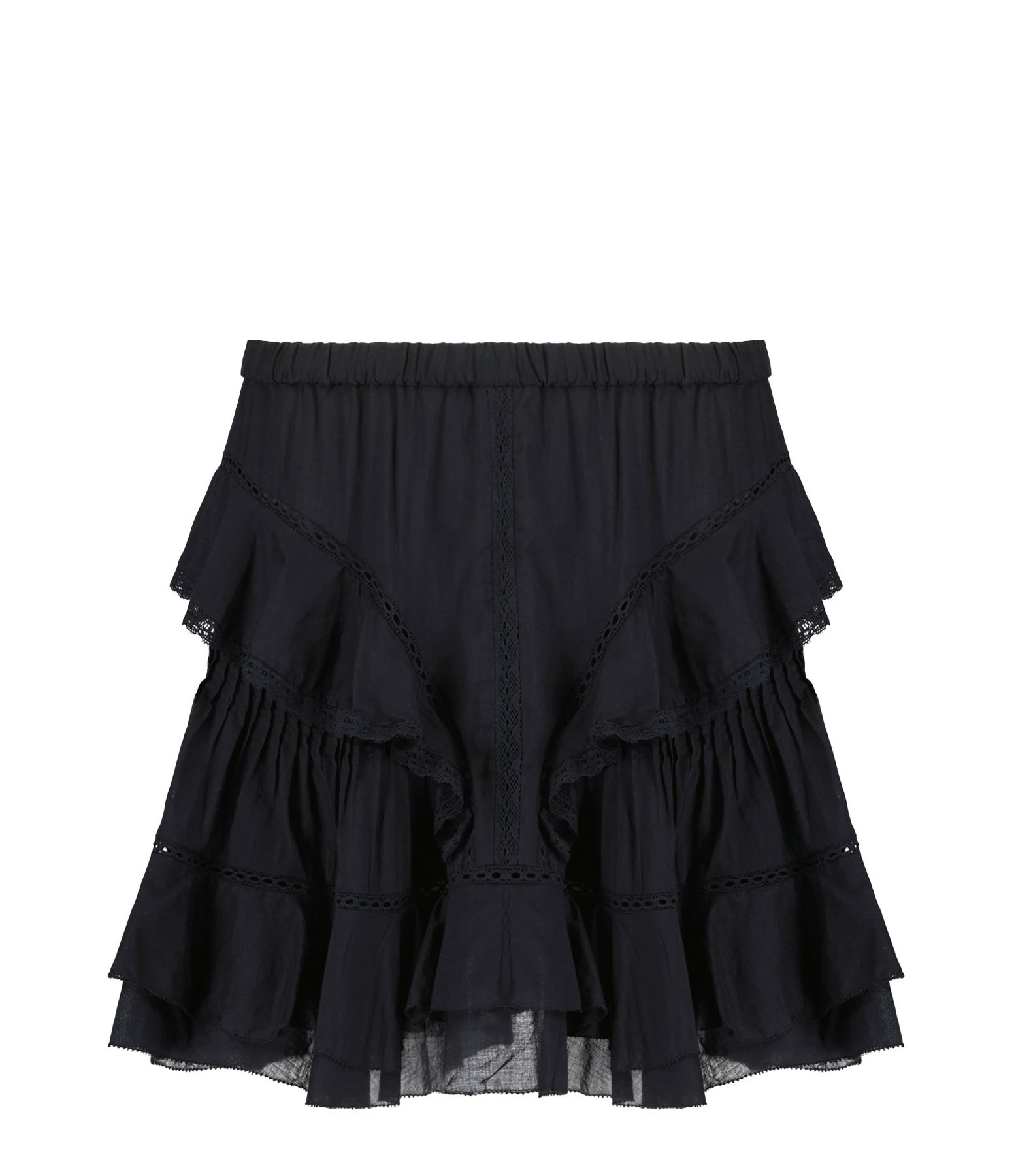 MARANT ÉTOILE Jupe Moana Coton Noir