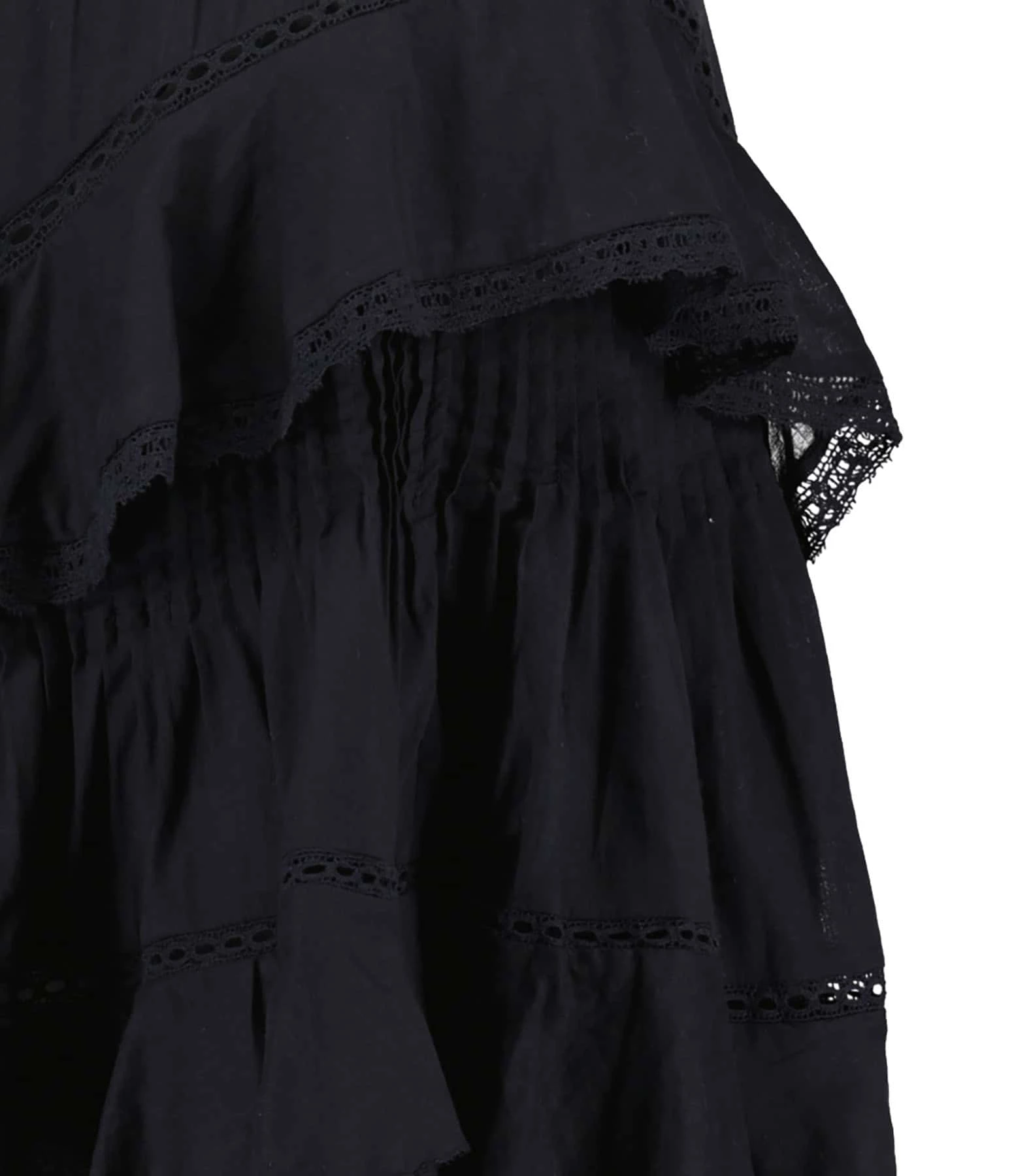 MARANT ÉTOILE Jupe Moana Coton Noir – Image 2