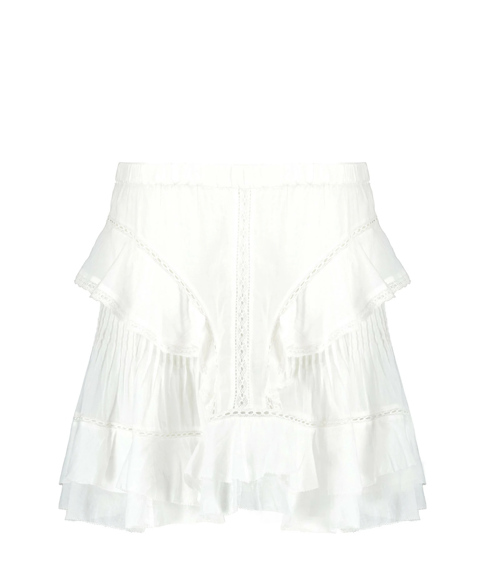 MARANT ÉTOILE Jupe Moana Coton Blanc