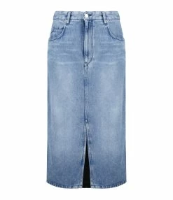 MARANT ÉTOILE Jupe Longue Tilauria Bleu Clair