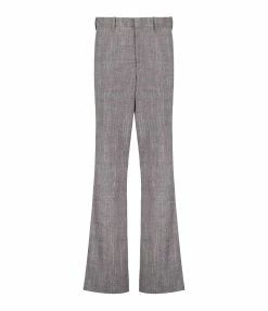 MARANT ÉTOILE Pantalon Olympe Laine Vierge Noir Rose