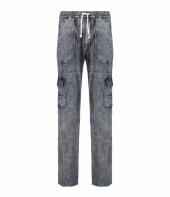 MARANT ÉTOILE Pantalon Viamao Coton Gris