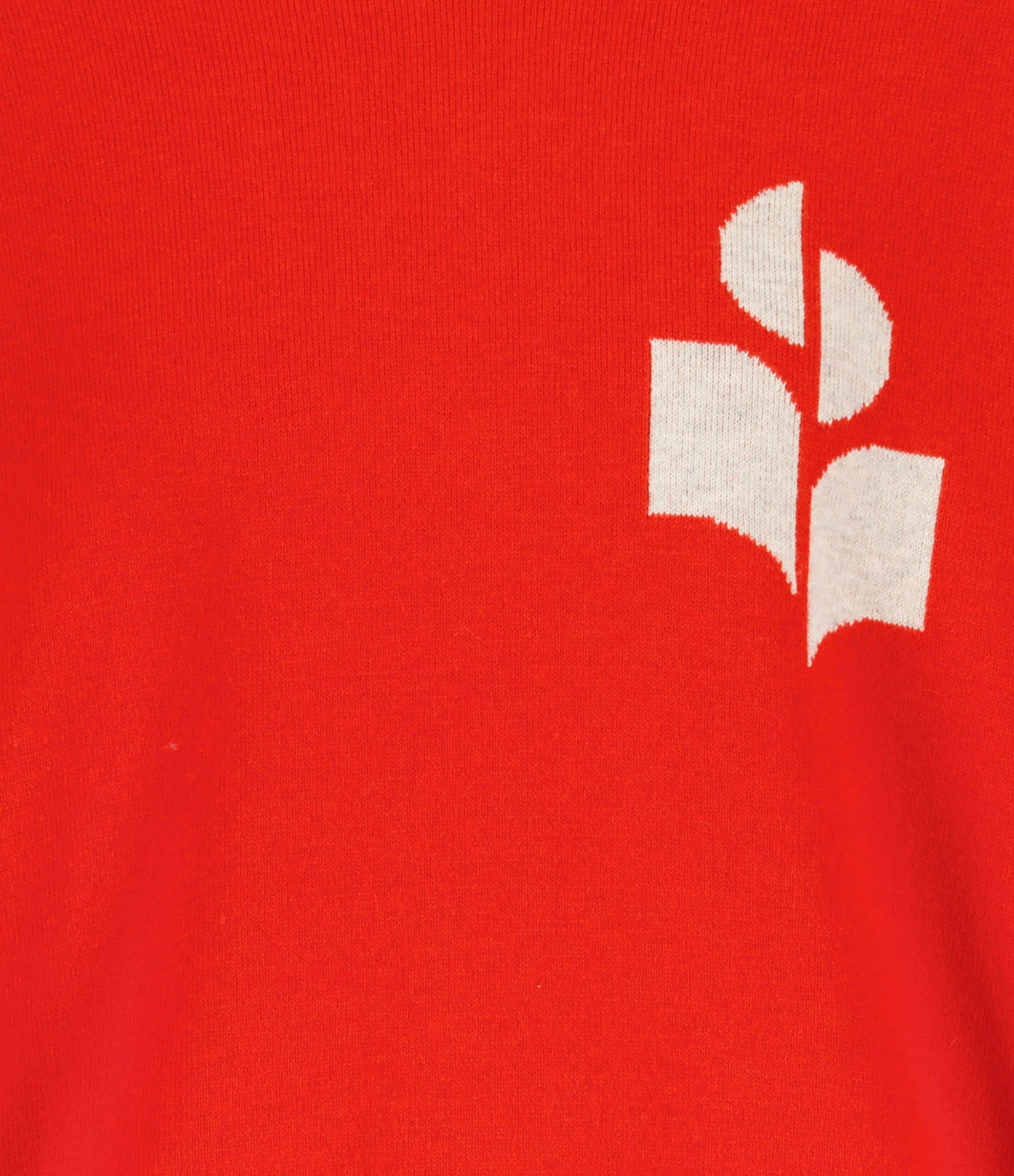 MARANT ÉTOILE Pull Atlee Coton Rouge Vermillon – Image 2