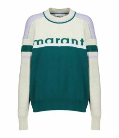 MARANT ÉTOILE Pull Carry Coton Émeraude