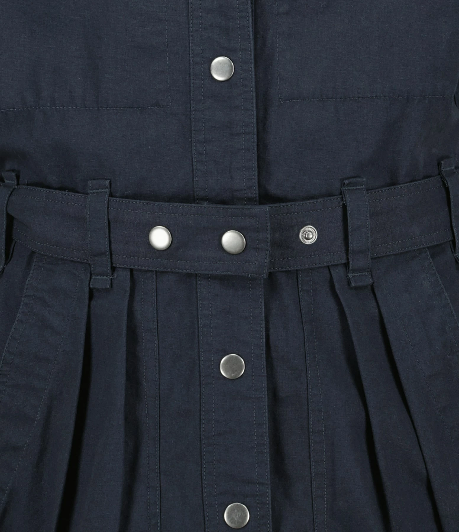 MARANT ÉTOILE Robe Rime Coton Noir Délavé – Image 2