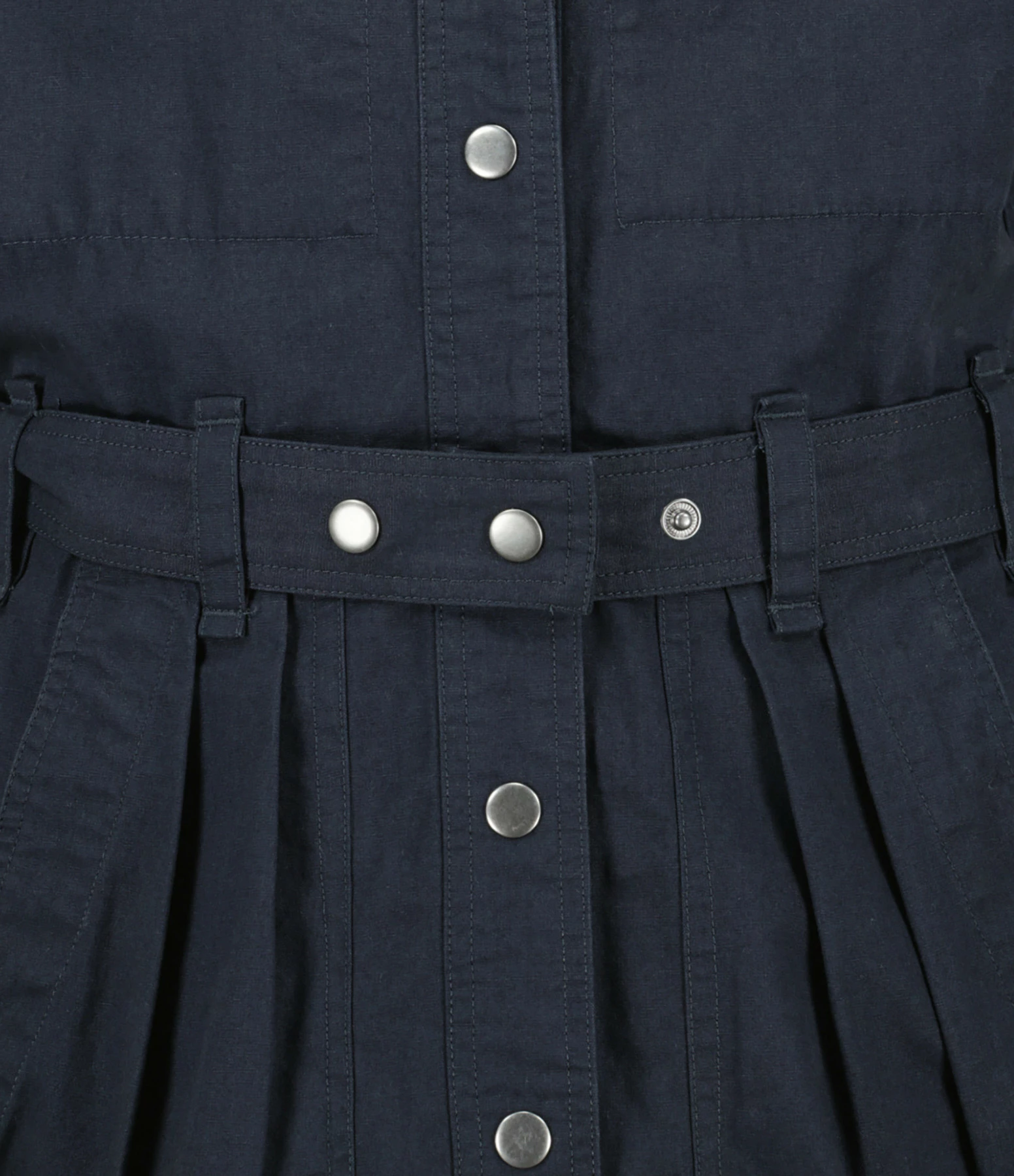 MARANT ÉTOILE Robe Rime Coton Noir Délavé – Image 2