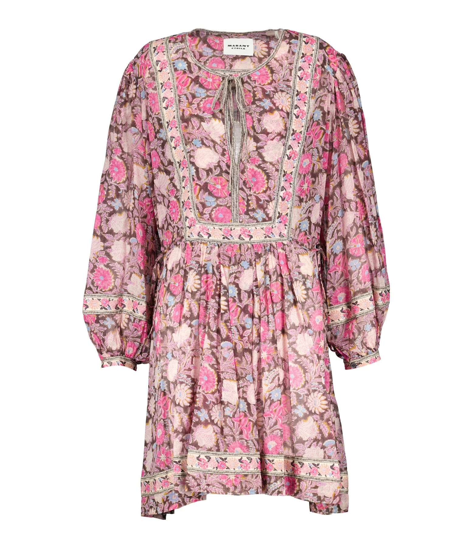MARANT ÉTOILE Robe Gilinesia Coton Multicolore