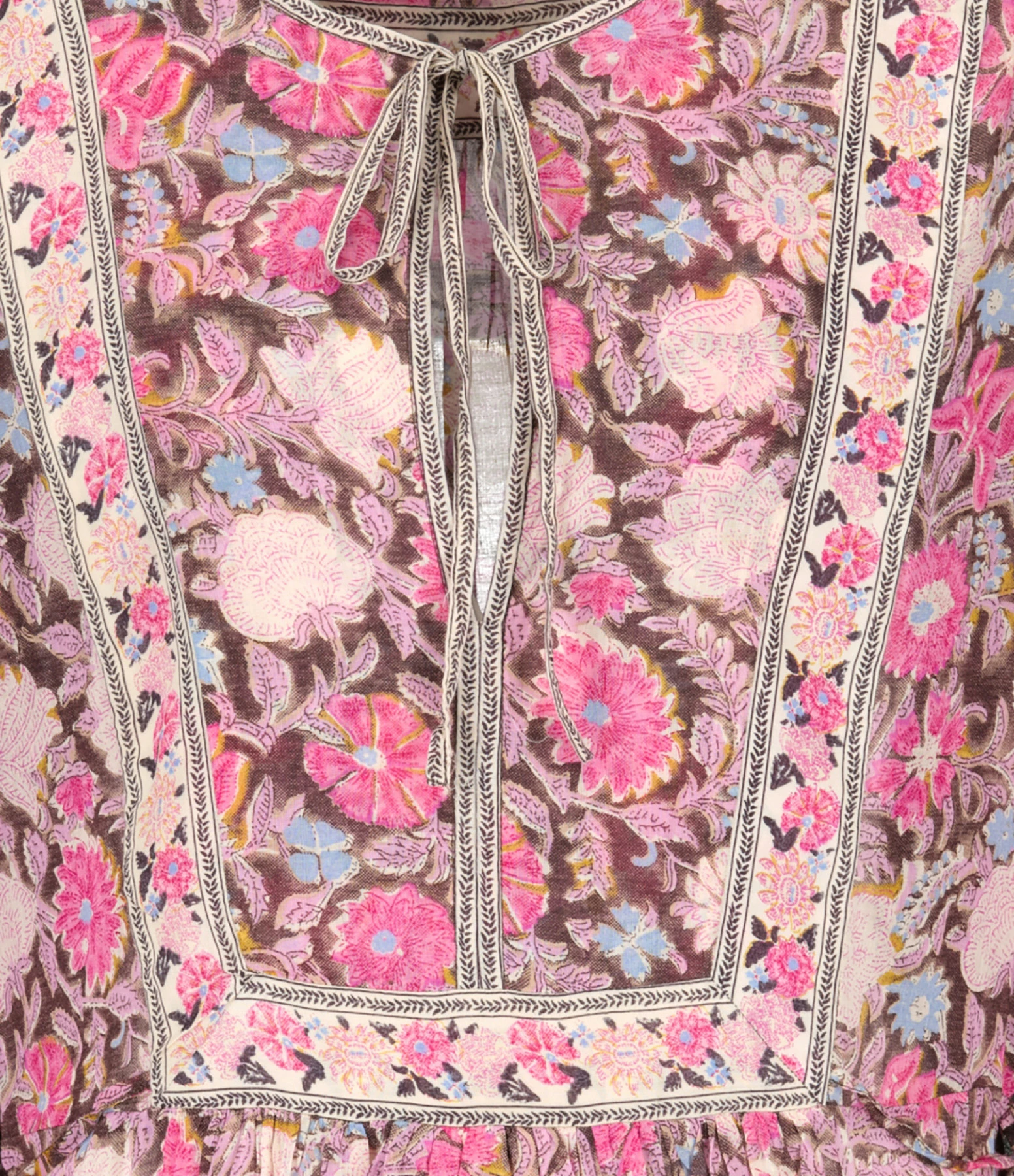 MARANT ÉTOILE Robe Gilinesia Coton Multicolore – Image 2