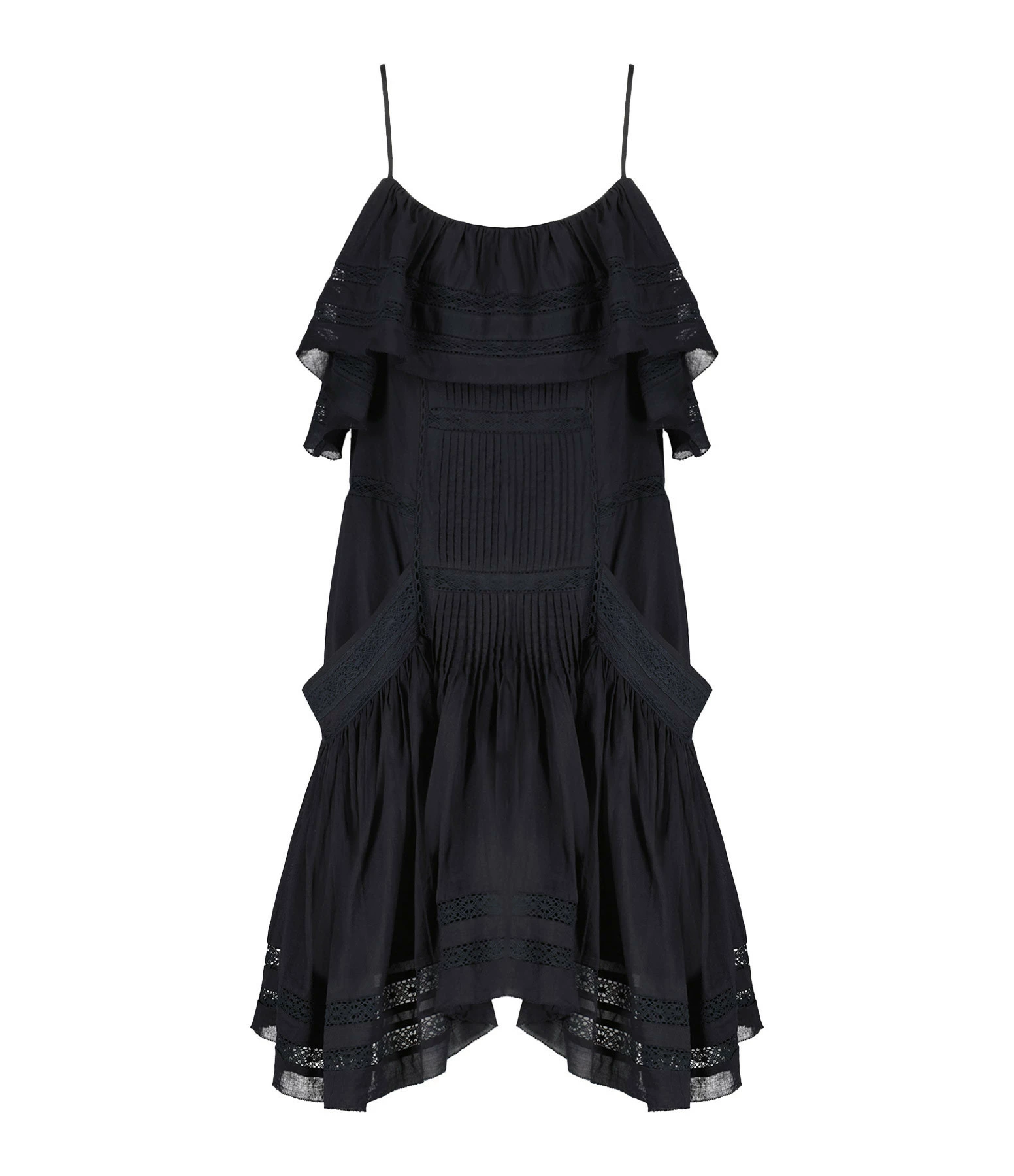 MARANT ÉTOILE Robe Moly Coton Noir