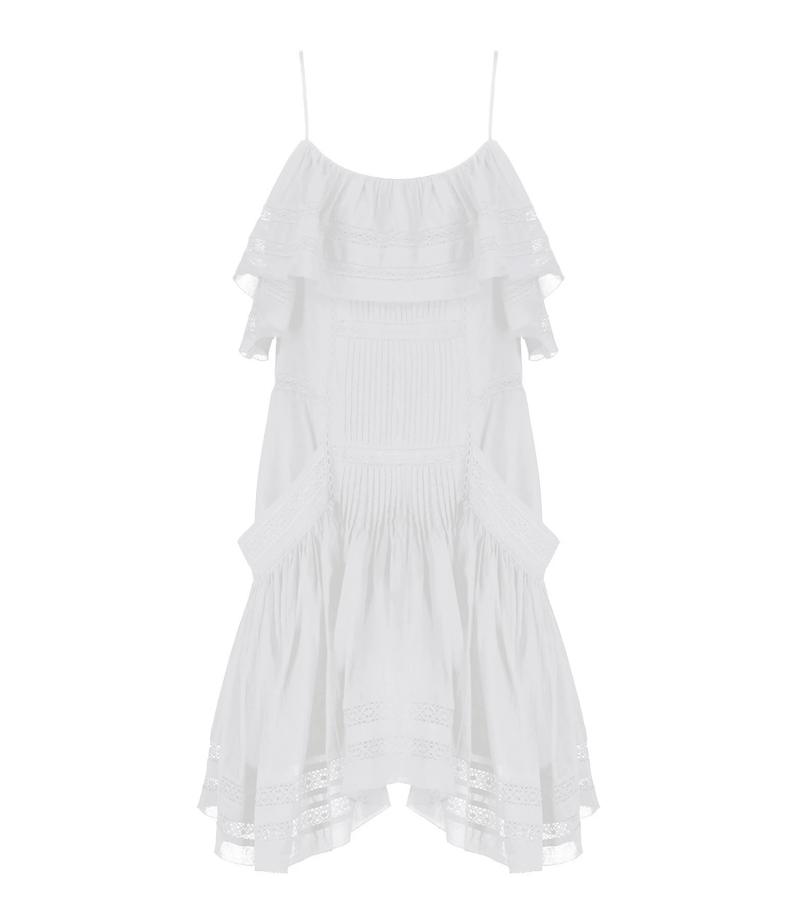MARANT ÉTOILE Robe Moly Coton Blanc
