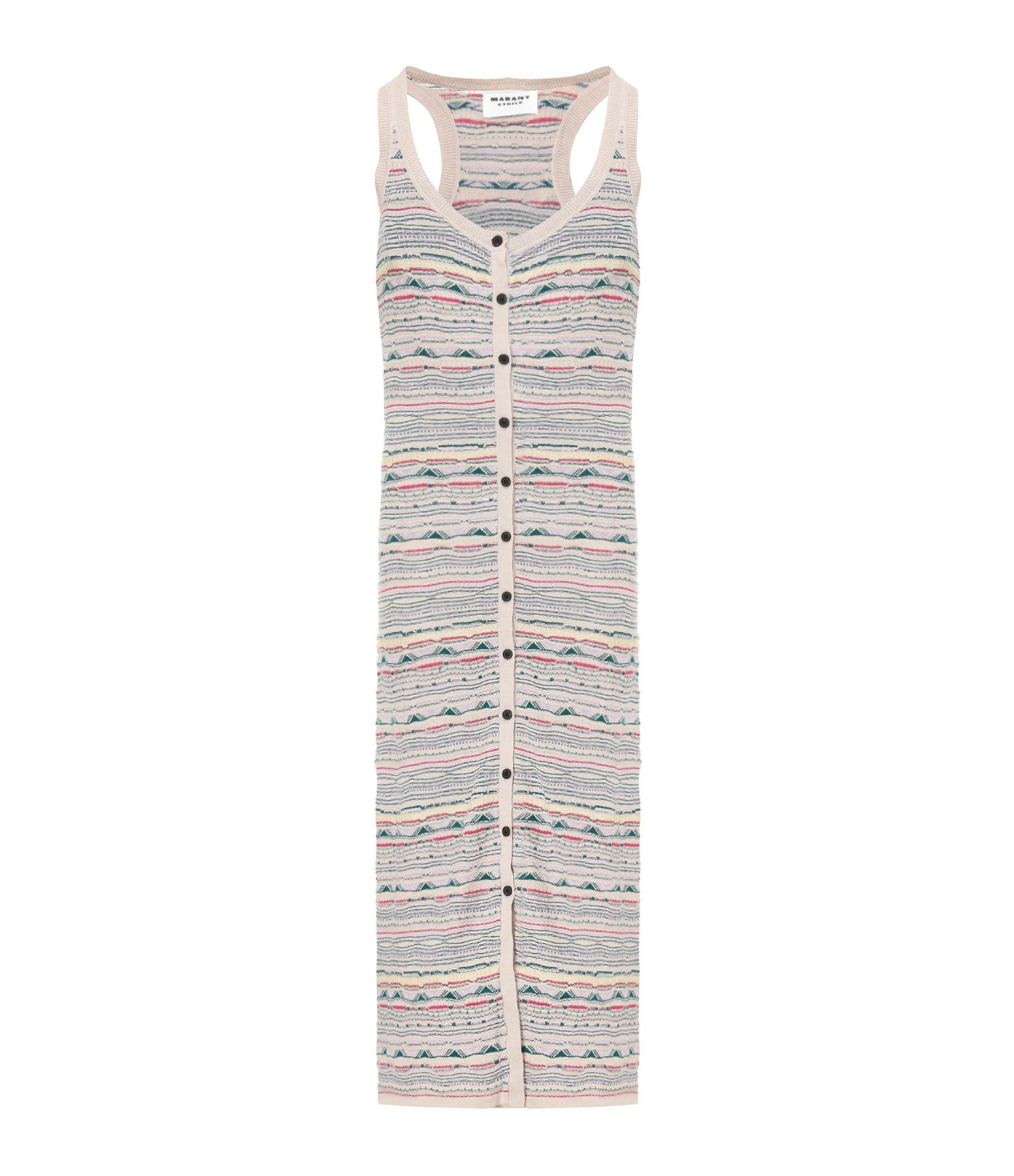 MARANT ÉTOILE Robe Longue Haro Lin Écru