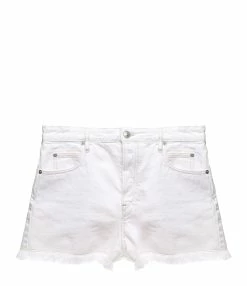 MARANT ÉTOILE Short Lesia Coton Blanc