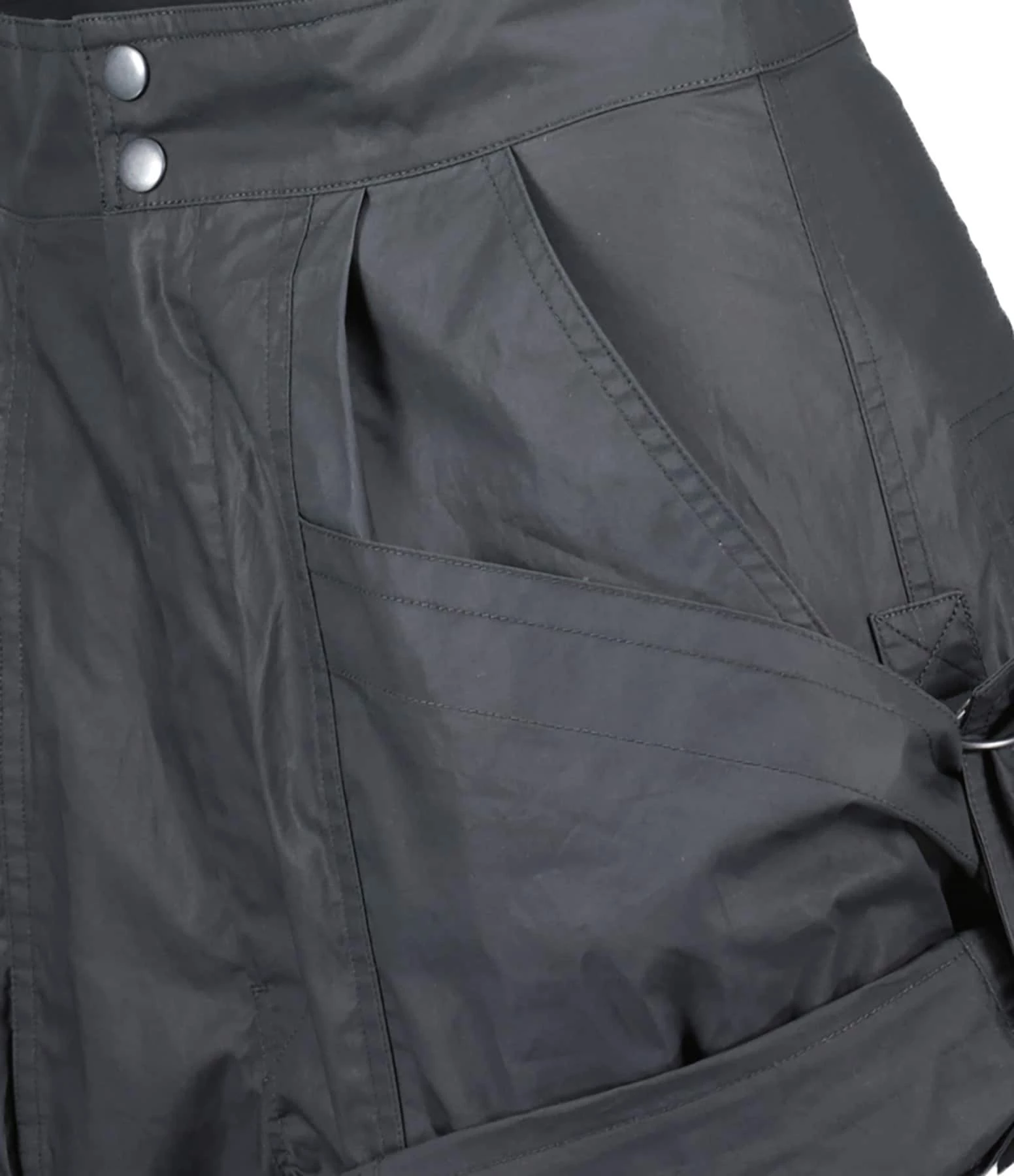 MARANT ÉTOILE Short Ferdini Coton Noir – Image 2