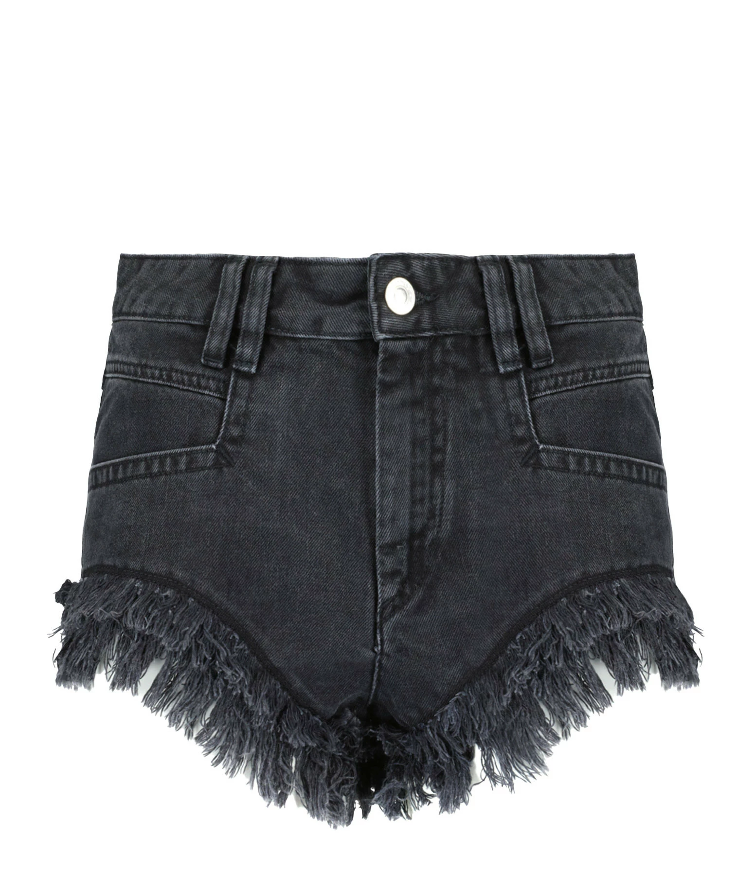 MARANT ÉTOILE Short Eneidao Coton Noir Délavé 3 MARANT ÉTOILE Short Eneidao Coton Noir Délavé