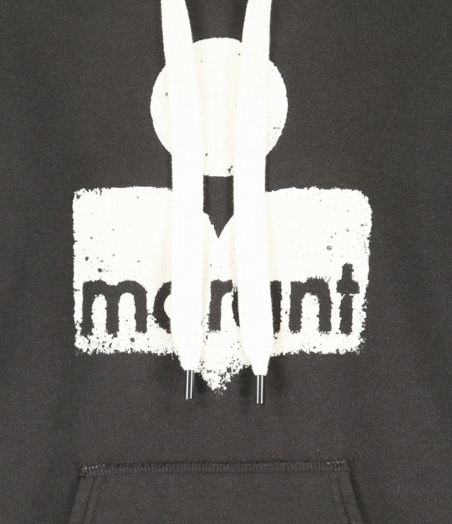 MARANT ÉTOILE Sweatshirt Mansel Coton Noir Délavé 4 MARANT ÉTOILE Sweatshirt Mansel Coton Noir Délavé – Image 2