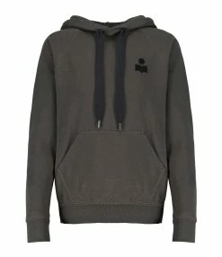 MARANT ÉTOILE Sweatshirt Malibu Coton Noir Délavé